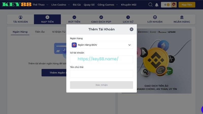 Cách đăng ký trở thành thành viên KEY88