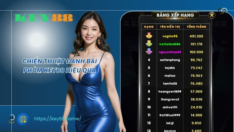 Chiến thuật đánh bài phỏm KEY88 hiệu quả Chiến thuật đánh bài phỏm KEY88 hiệu quả